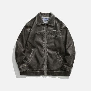 Aelfric Eden Washed Faux Leather Jacket